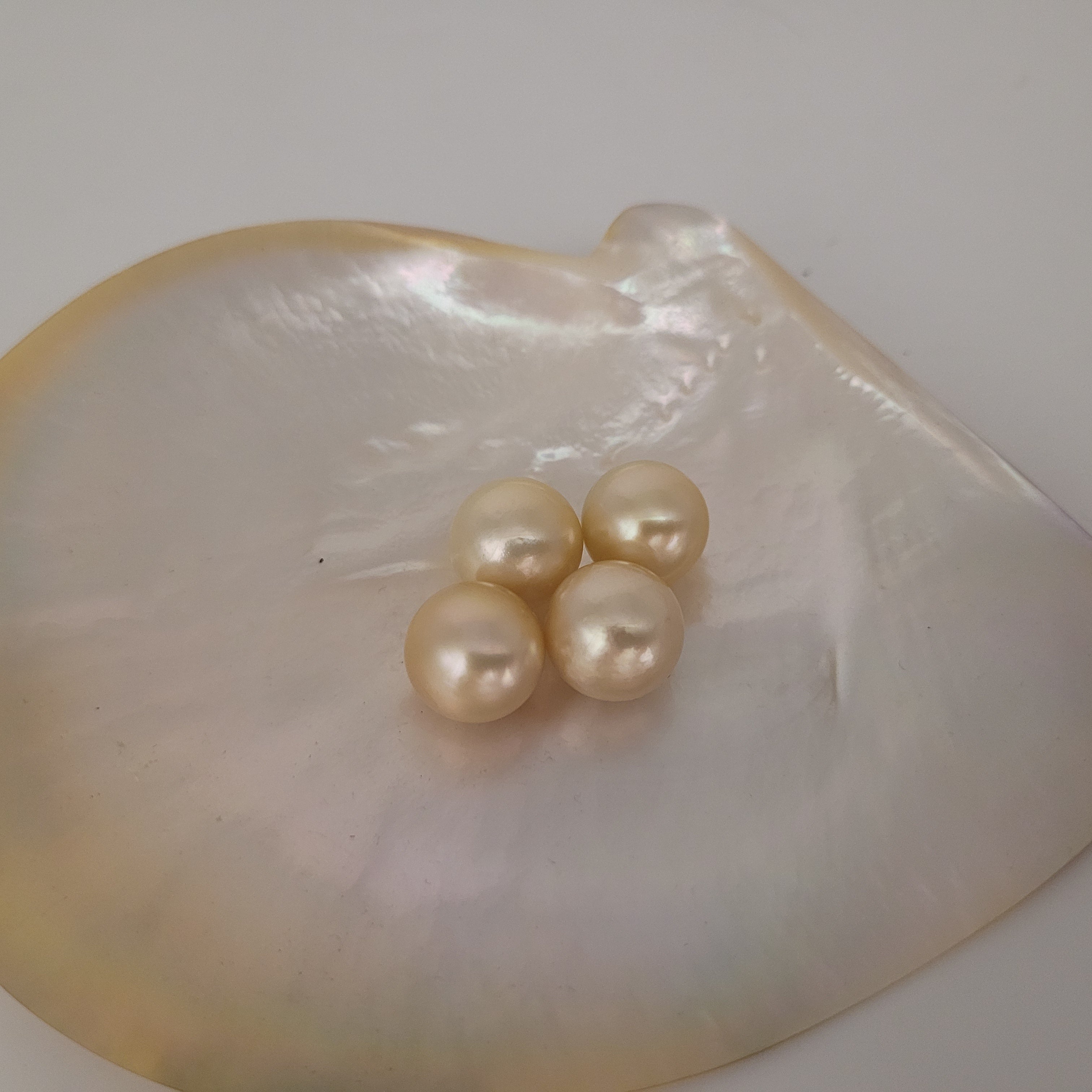 Golden South Sea Pearls 13 mm Round AAA Quality