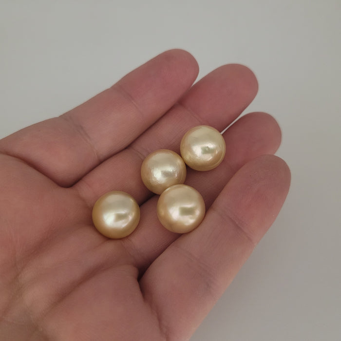 Golden South Sea Pearls 13 mm Round AAA Quality