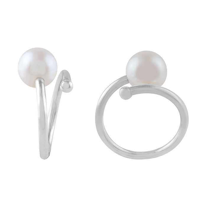 South Sea Pearl Ring White Color Round 9 mm