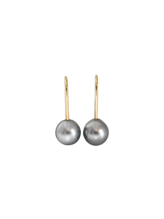 Tahiti Pearls 8-9 mm Dangle Earrings Goldfilled |  The South Sea Pearl |  The South Sea Pearl