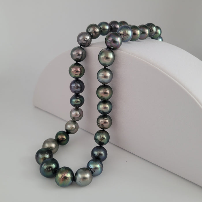 Tahiti Pearls Natural Multicolor 10-11 mm High Luster |  The South Sea Pearl |  The South Sea Pearl